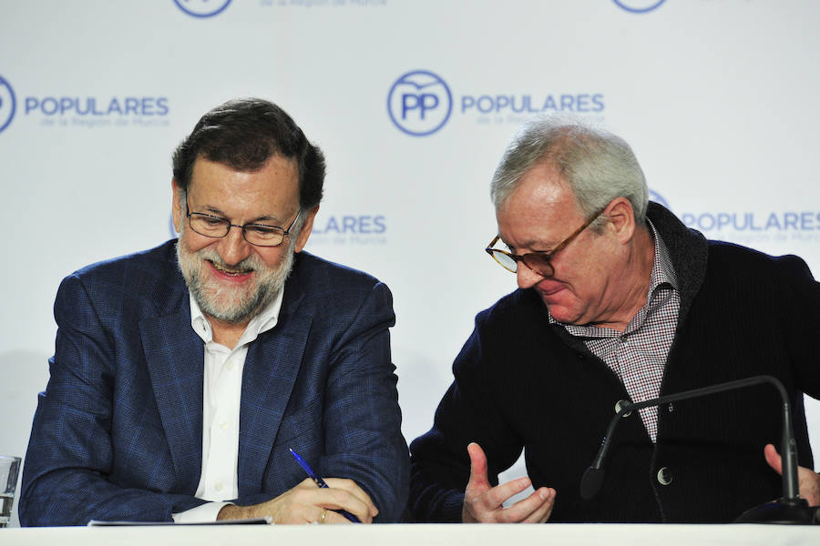 Mariano Rajoy preside la Junta Directiva del PP en la Región