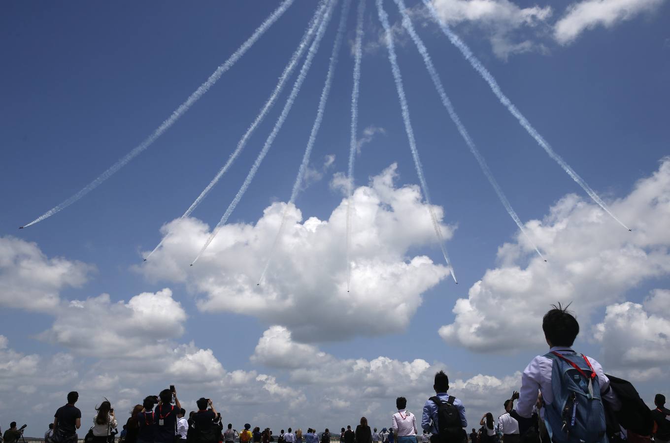 Acrobacias en el cielo
