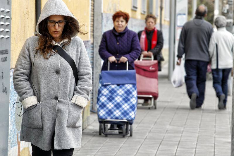 Temporal de frío y viento en la provincia