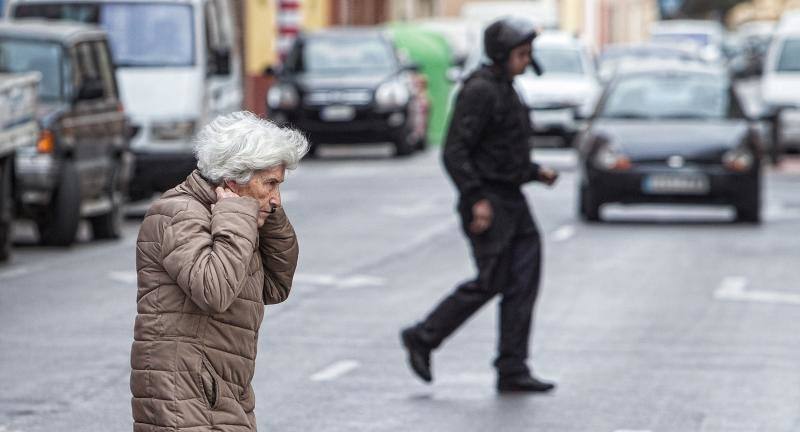 Temporal de frío y viento en la provincia