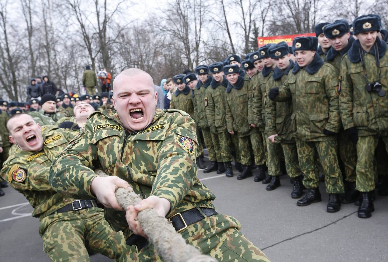 Demostración de fuerza para despedir el invierno