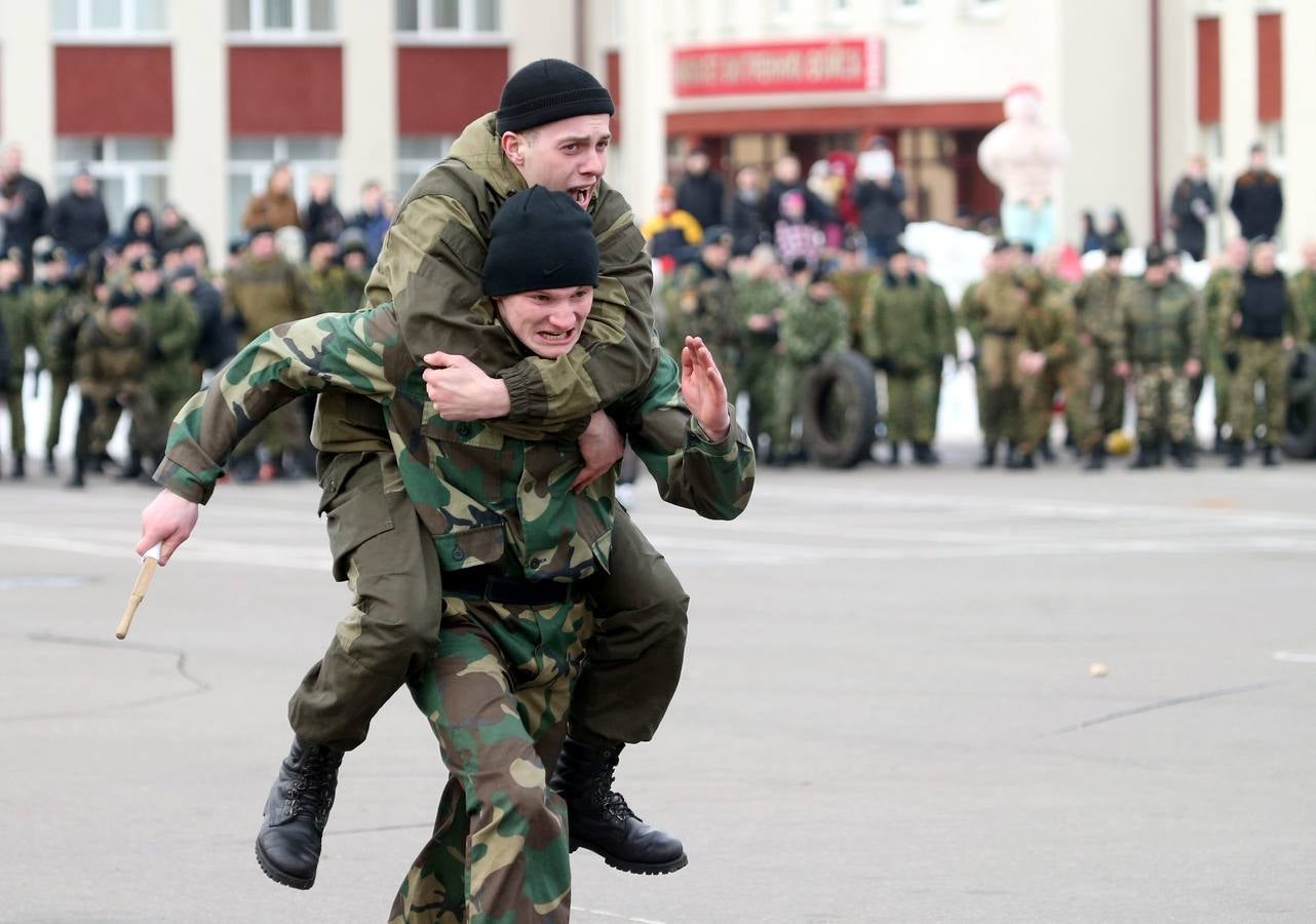 Demostración de fuerza para despedir el invierno