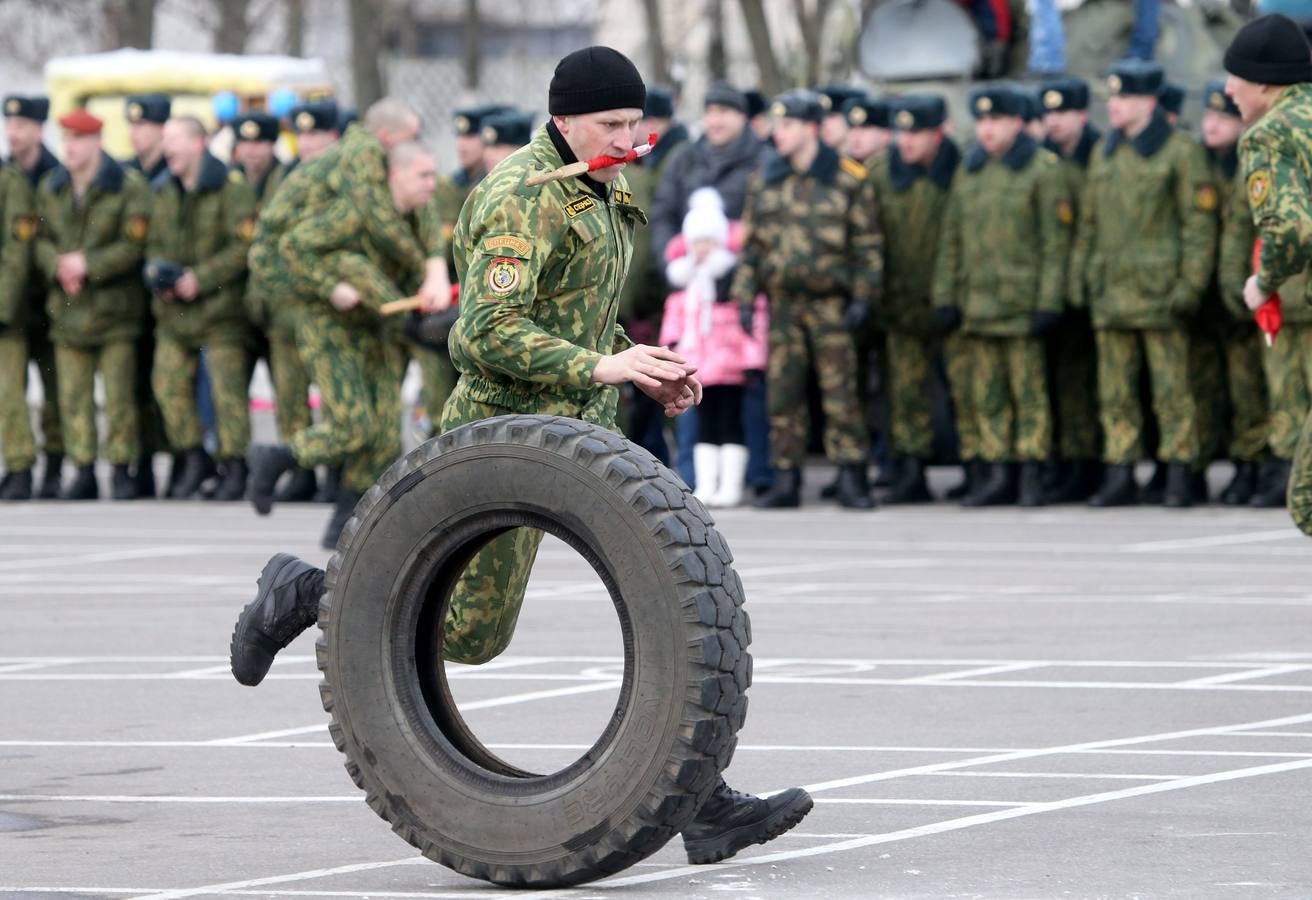 Demostración de fuerza para despedir el invierno