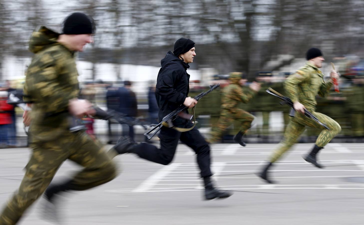 Demostración de fuerza para despedir el invierno