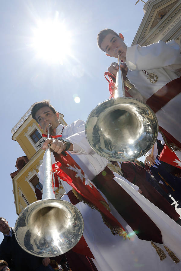 Bocinas, tambores y heraldos anuncian la Semana Santa en Murcia