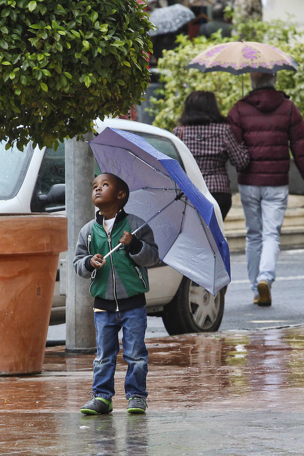 Día lluvioso en Alicante