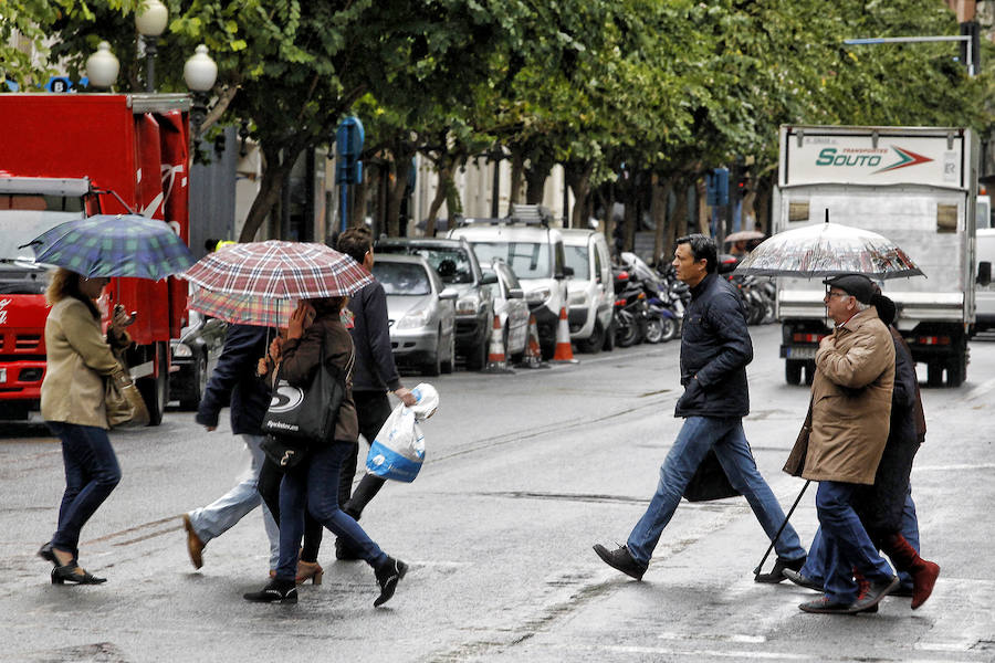 Día lluvioso en Alicante