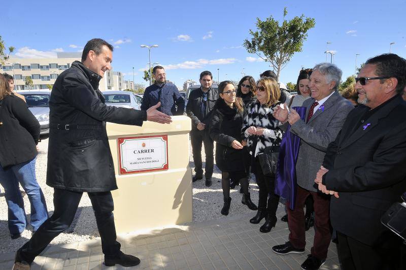 Inaguración de la calle Metgessa Gloria Miñana Román y Metgessa Sanchís Dolz