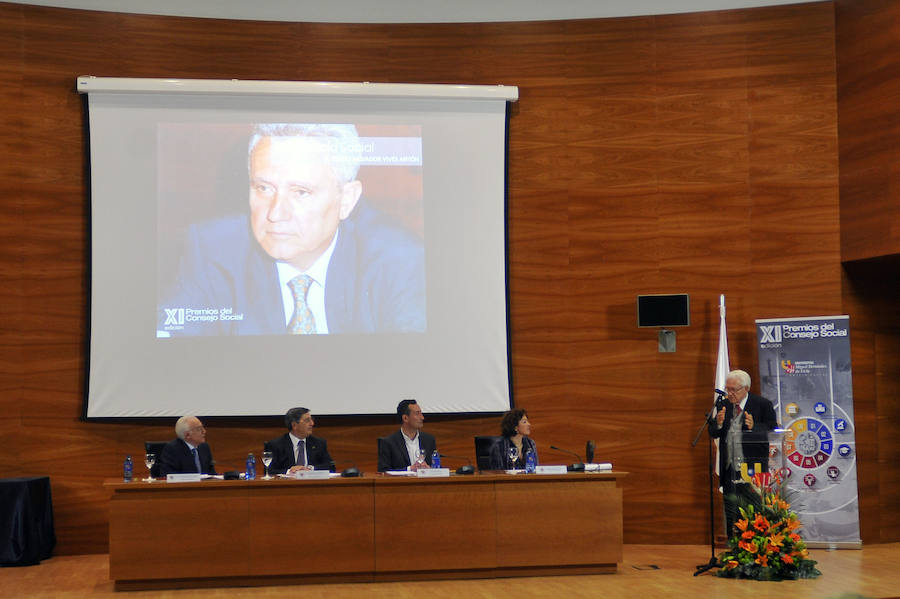 Entrega de galardones del Consejo Social de la UMH