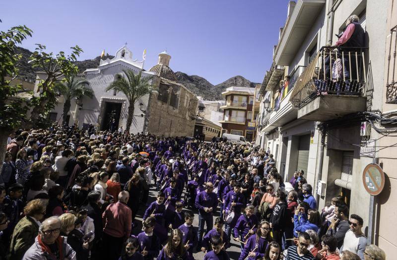 La bajada de la Virgen de los Dolores a San Martín anticipa los actos de la Semana Santa de Callosa
