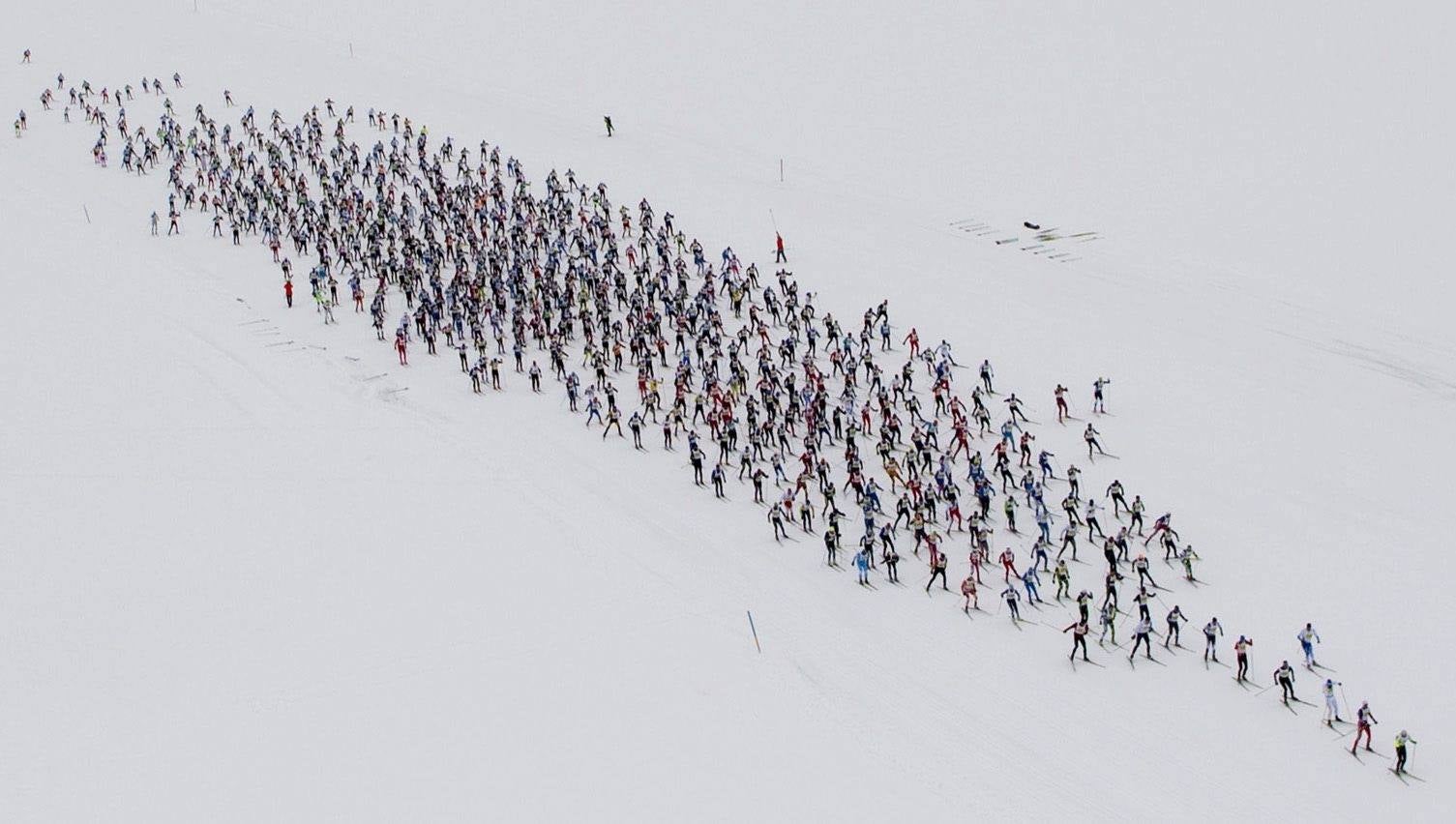 Esquí de fondo multitudinario