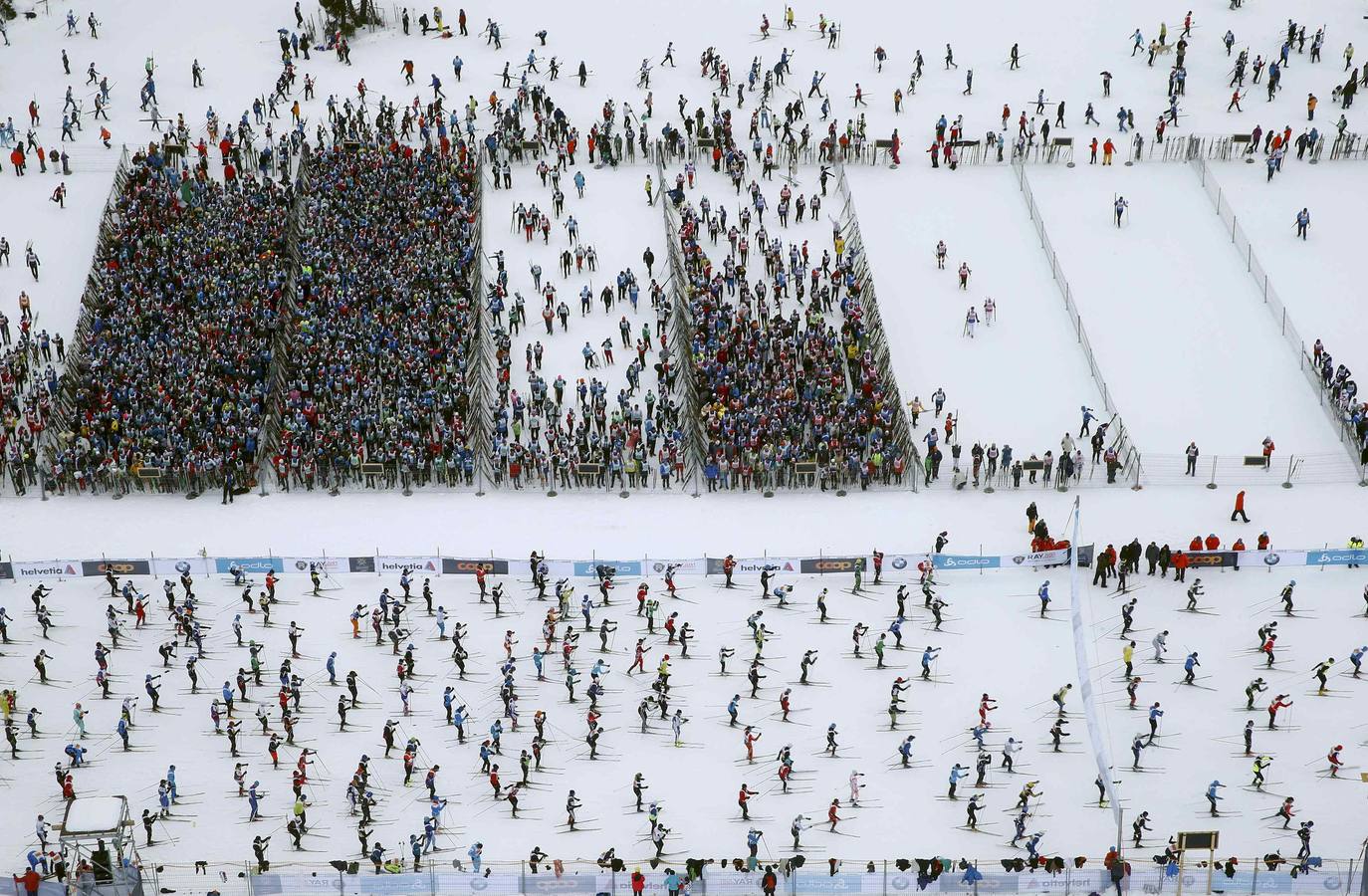 Esquí de fondo multitudinario