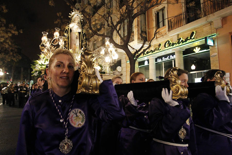 Procesión del Cristo del Hallazgo y la Virgen Dolorosa en Alicante