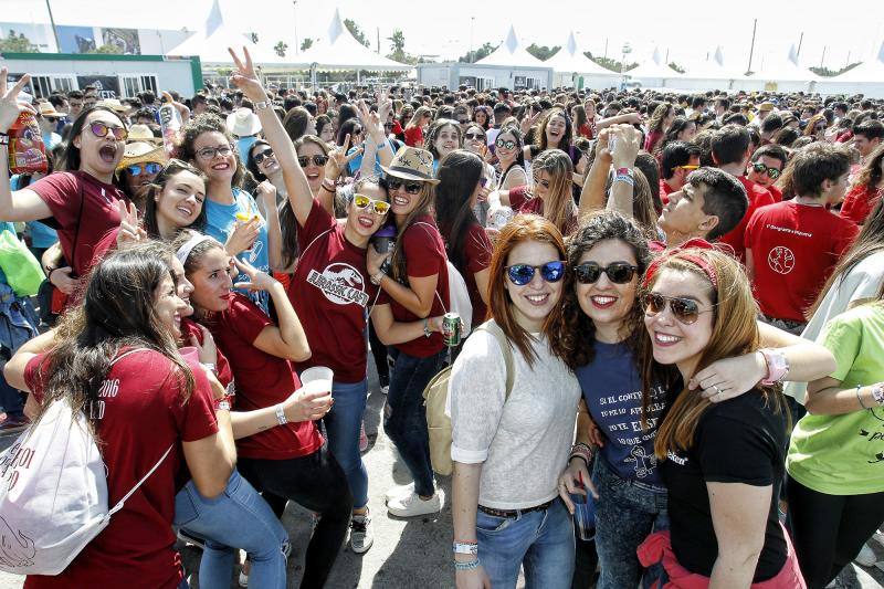 Multitudinaria fiesta de primavera en la UA