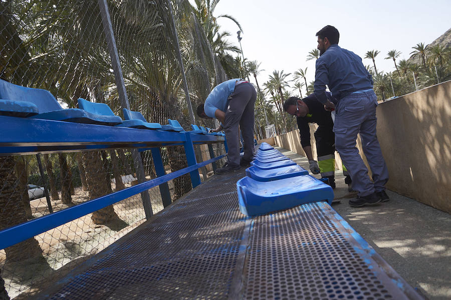 Mejora en las instalaciones del Palmeral en Orihuela