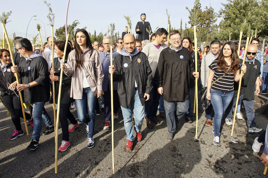 Los políticos también peregrinan