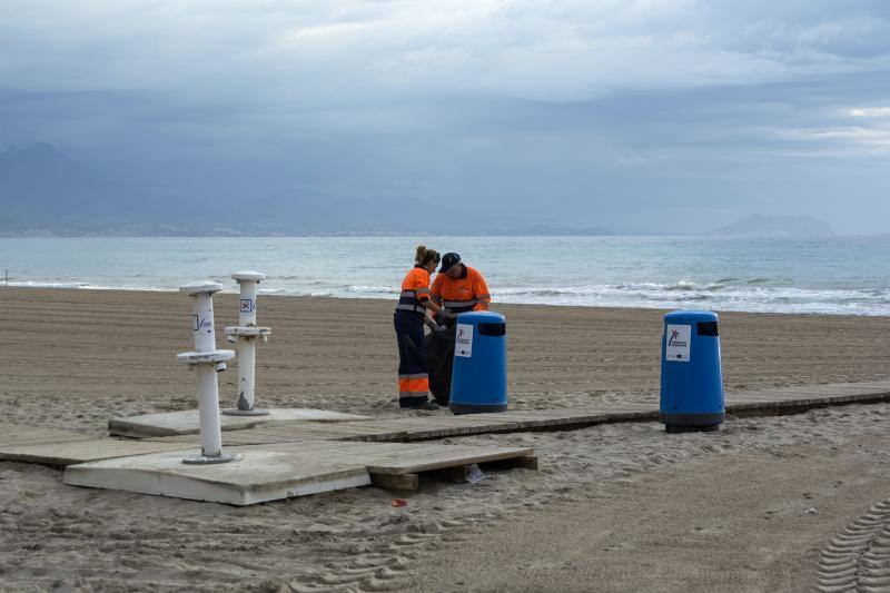 Limpieza de la playa de San Juan