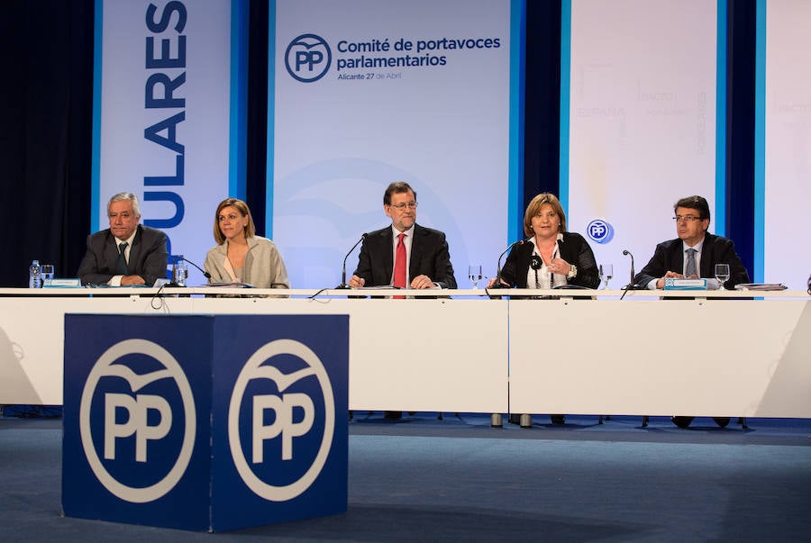 Rajoy clausura en Alicante el Comité de Portavoces Parlamentarios del PP