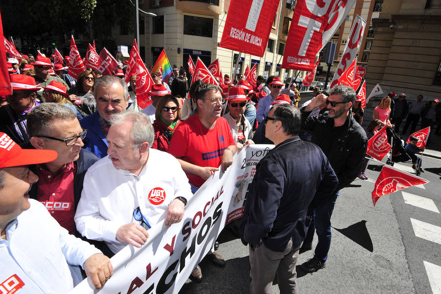 Manifestación del Primero de Mayo en Murcia