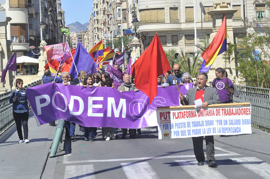 Manifestación del Día del Trabajo en Elche
