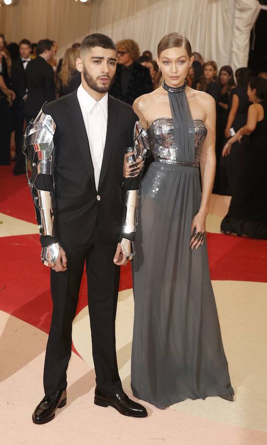 Gigi Hadid Y Zayn Malik en la gala del MET. 