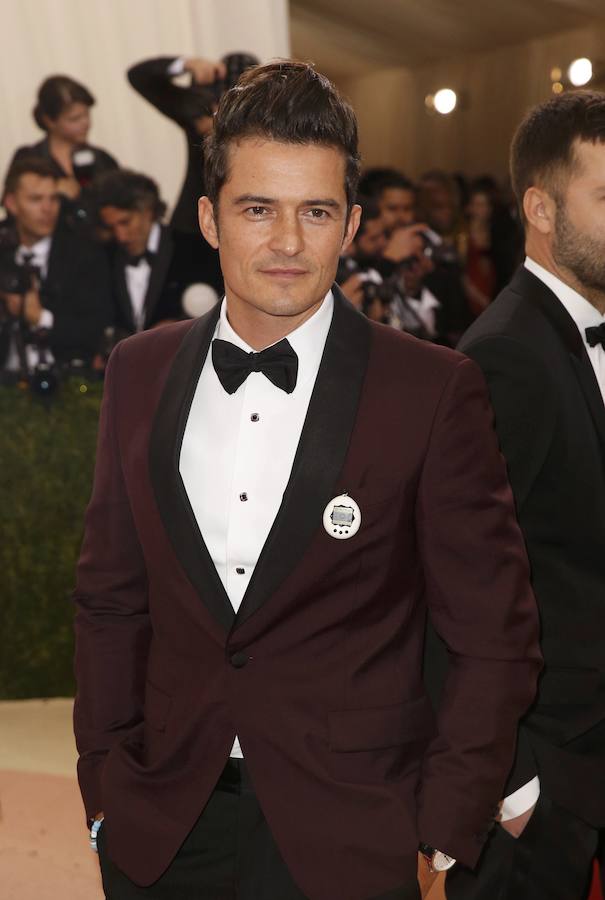 Orlando Bloom en la gala de los MET. 