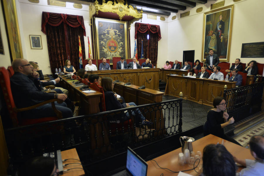 Pleno en el Ayuntamiento de Elche