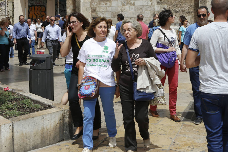 Familias y docentes piden «salvar» la escuela concertada