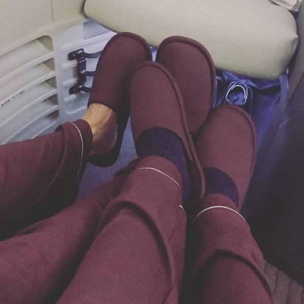 Al acabar la celebración, Eva Longoria subió esta tierna imagen en la que ambos comparten pijajma, antes de comenzar su luna de miel.