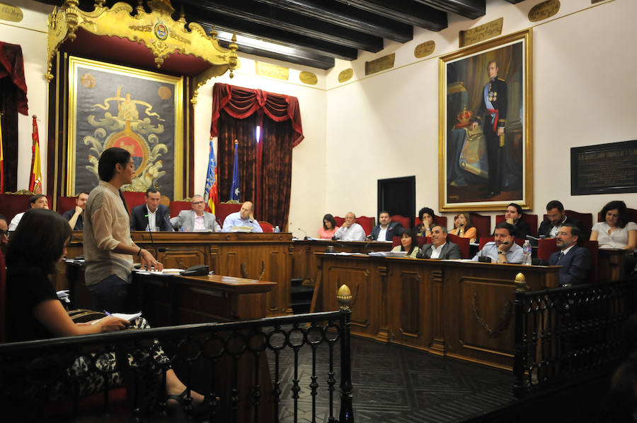 Pleno en el Ayuntamiento de Elche