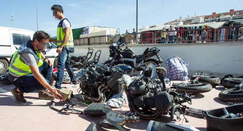 Desarticulado un grupo acusado de robar motos en la provincia