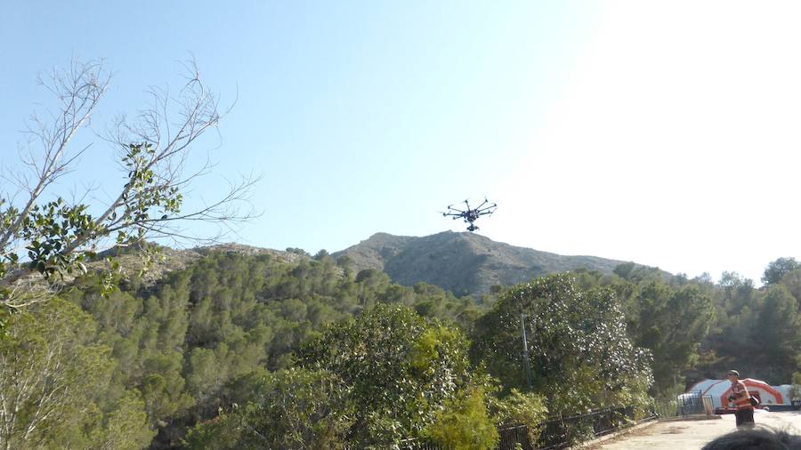 Emergencias realiza un simulacro en la sierra de Orihuela