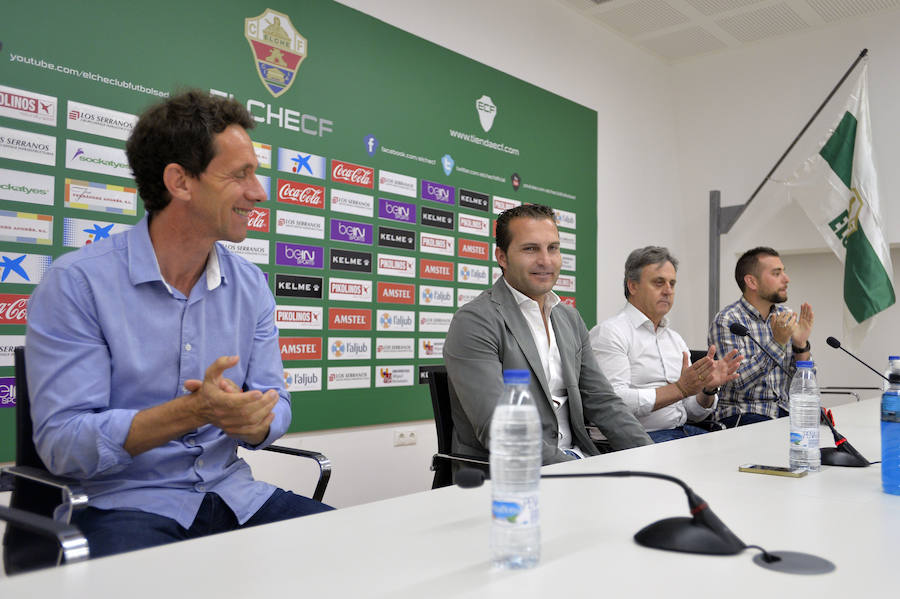 Rubén Baraja se despide del Elche