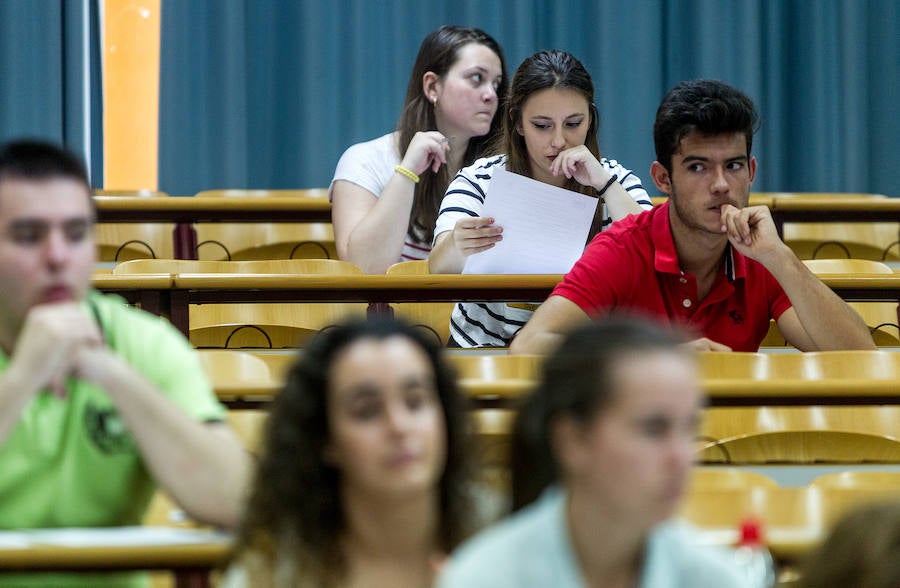 Comienzan los exámenes de selectividad