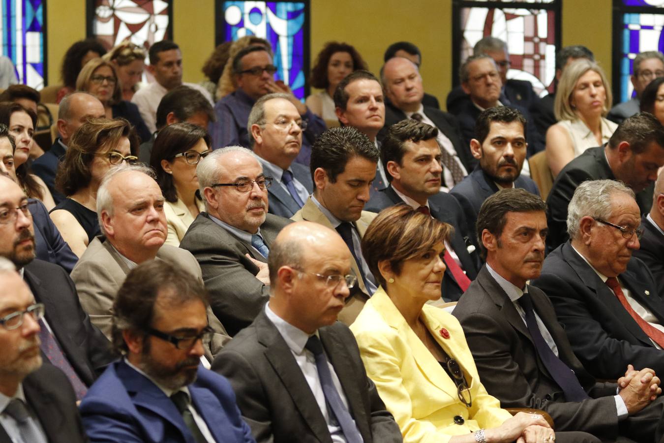 De Guindos participa en un acto de la Cámara de Comercio de Murcia