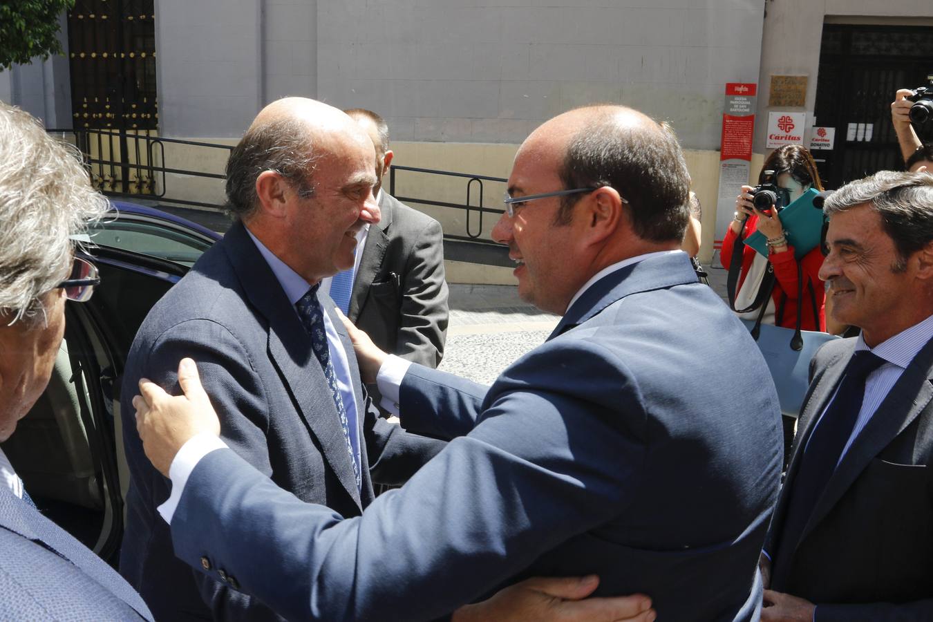 De Guindos participa en un acto de la Cámara de Comercio de Murcia