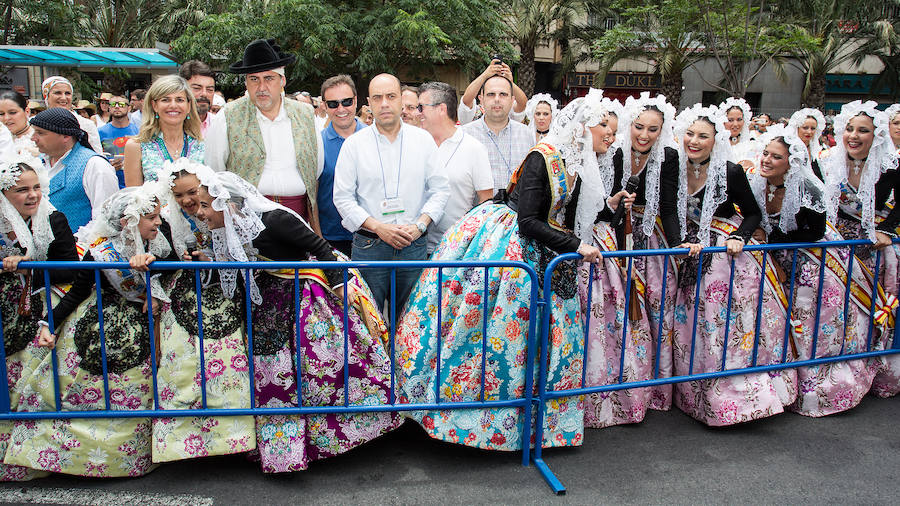 Mascleta de Fogueres en la Plaza de los Luceros