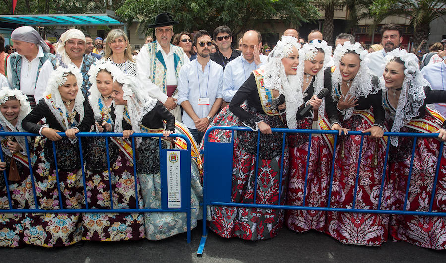 Mascleta de Fogueres en la Plaza de los Luceros