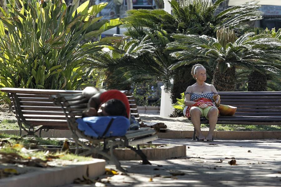 El calor apreta en la provincia alicantina