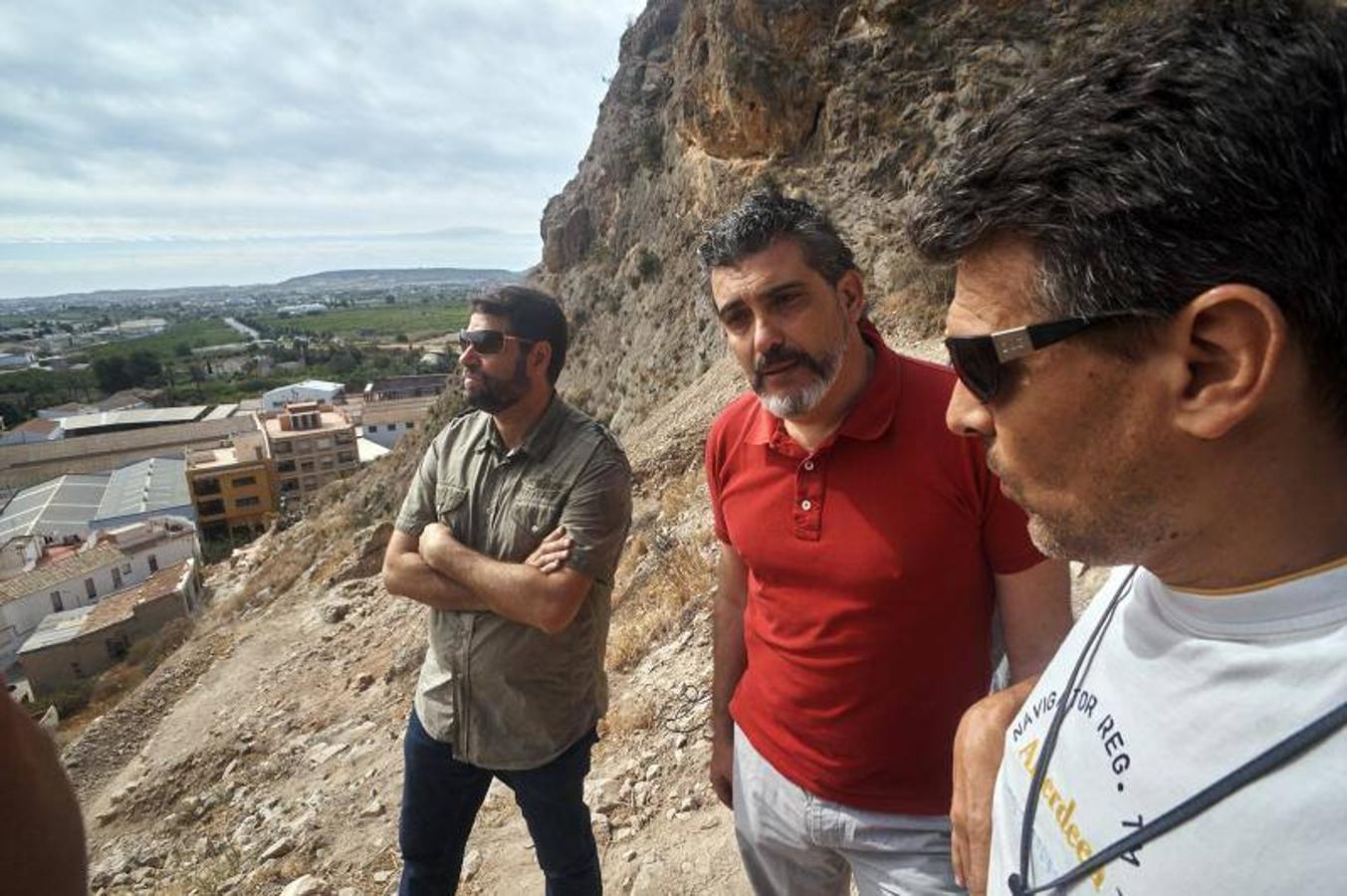 El MARQ insta al Ayuntamiento de Callosa a afianzar el yacimiento de la ladera del castillo