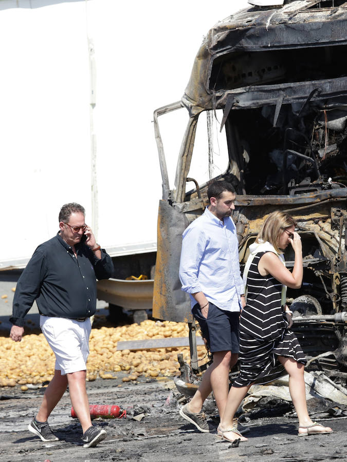 Grave accidente en la A-7 en Murcia