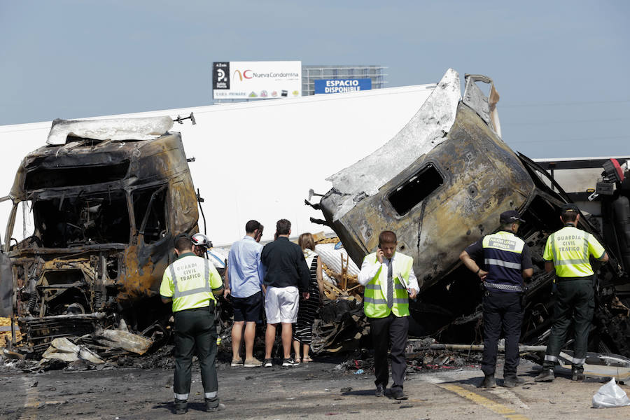 Grave accidente en la A-7 en Murcia