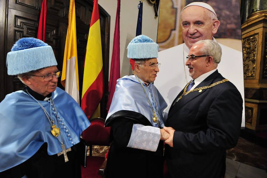 Rouco Varela, investido doctor Honoris Causa por la UCAM.