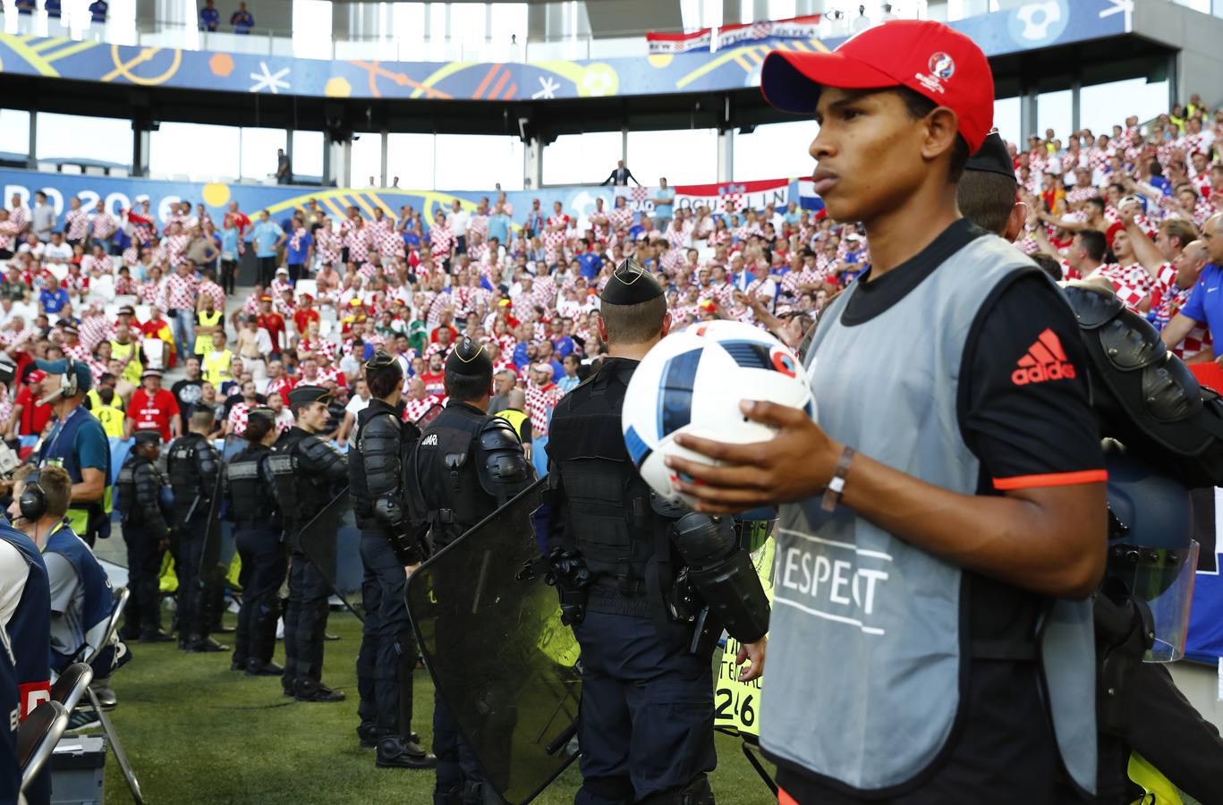 Los croatas controlados, los españoles animados