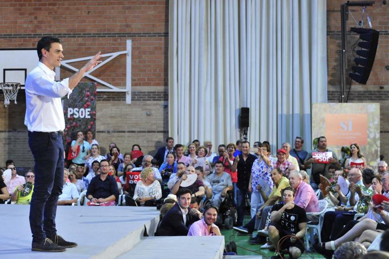 Pedro Sánchez en Murcia