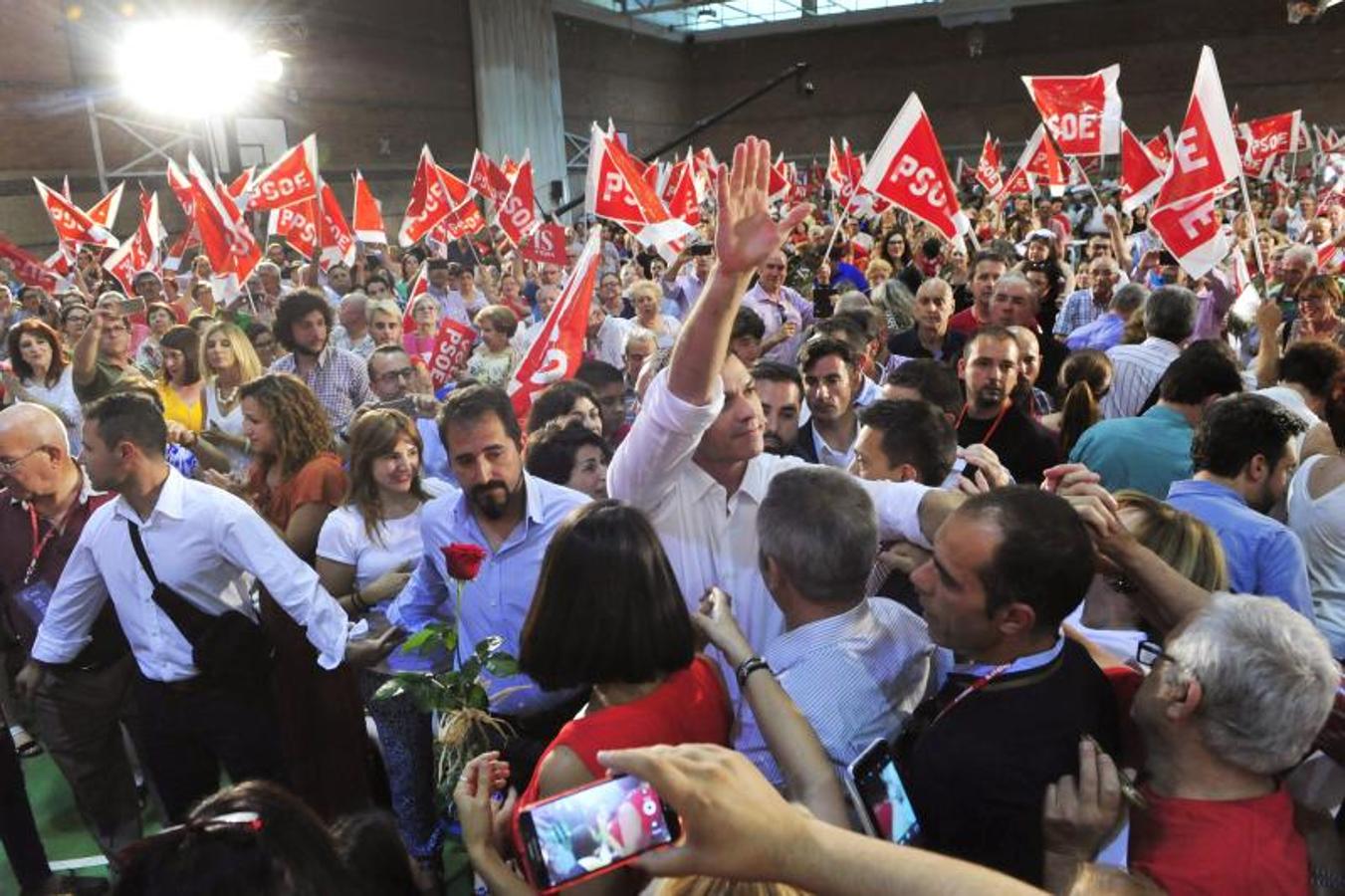 Pedro Sánchez en Murcia