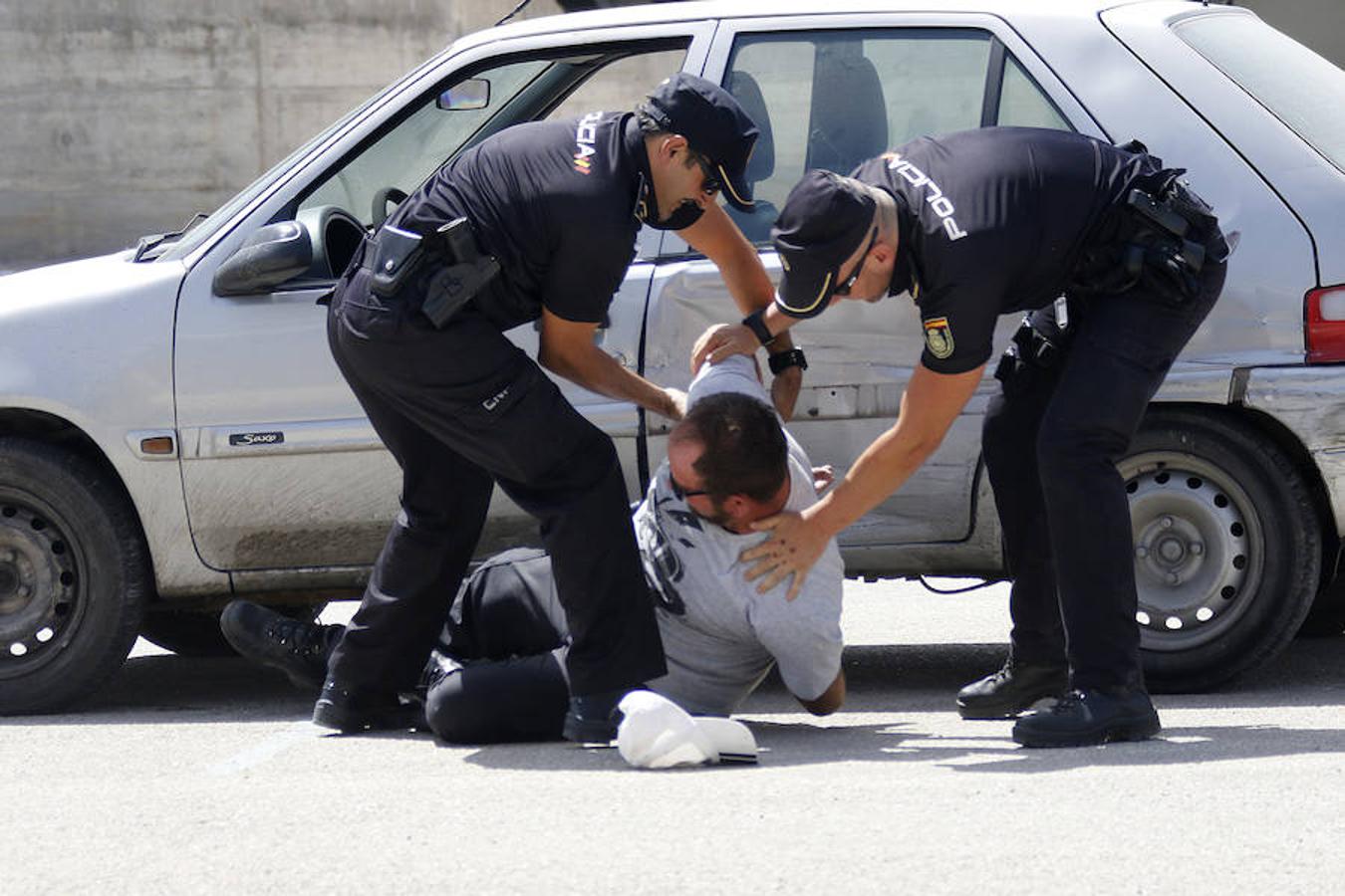 Exhibición de la Policía Nacional