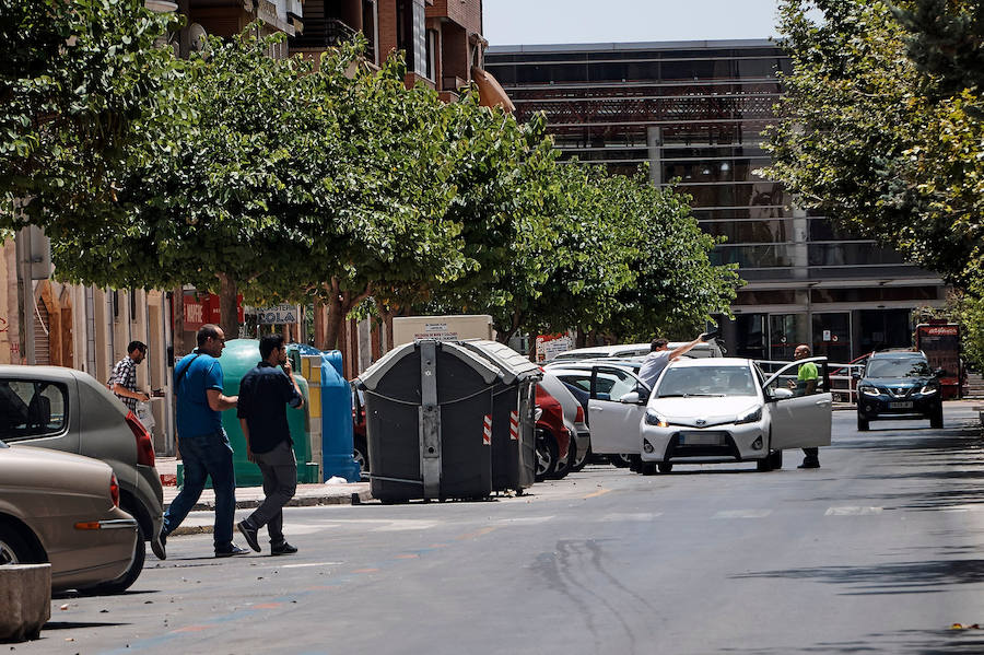Multas de aparcamiento en la zona naranja de Orihuela