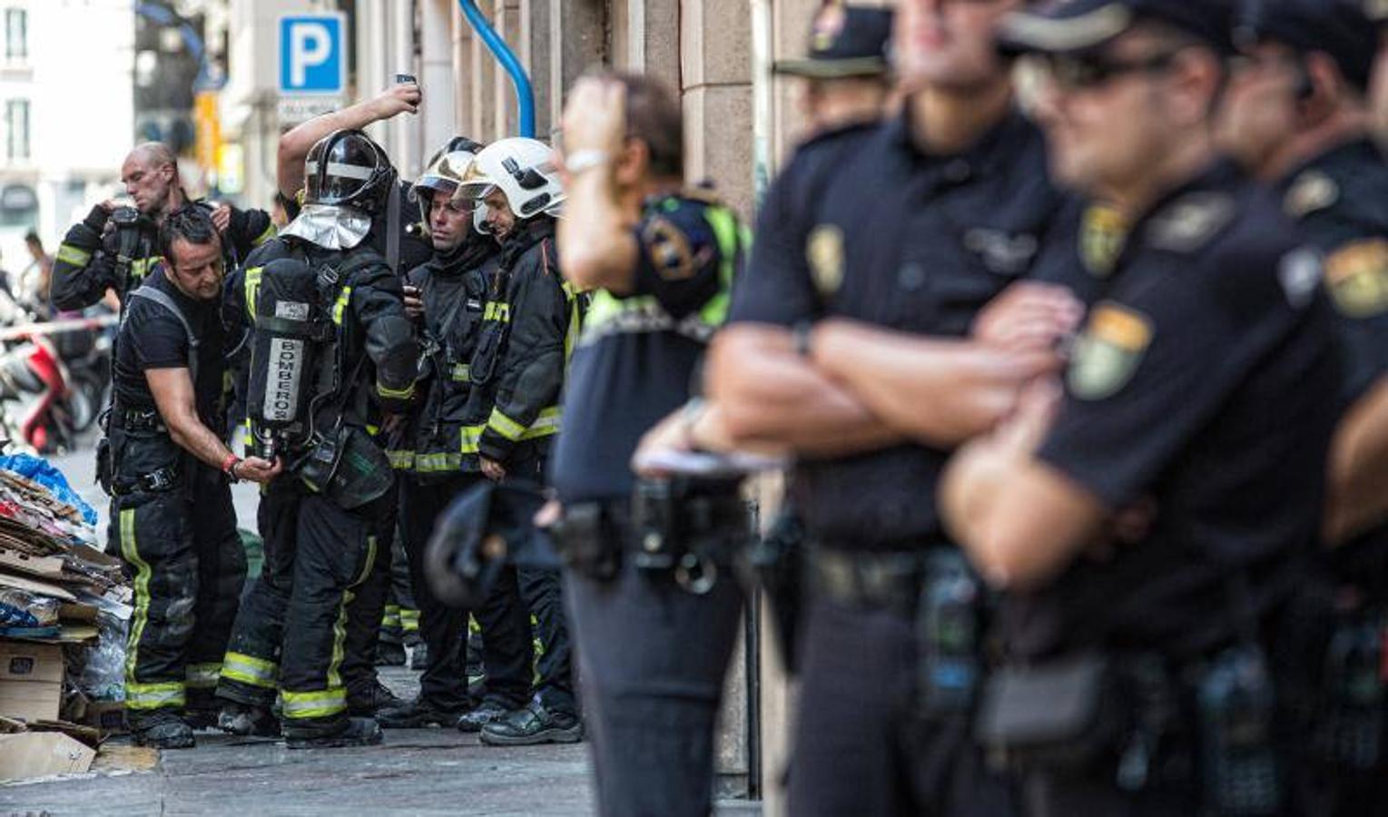 Incendio en el Colegio de Arquitectos de Alicante