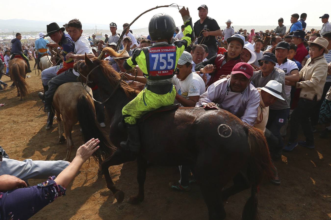 Los mongoles celebran su festival